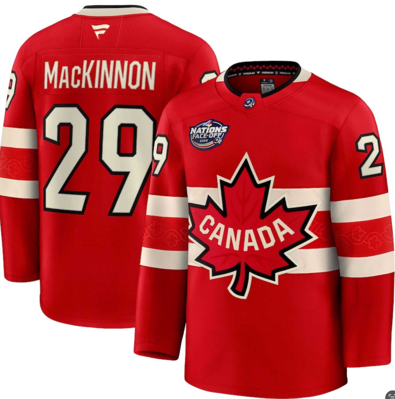 Nathan Mackinnon Team Canada 4 Nations Jersey