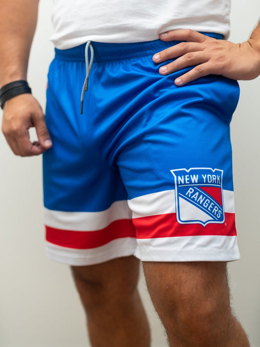 Rangers Hockey Shorts