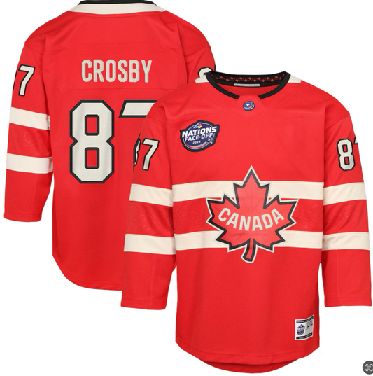 Sidney Crosby Team Canada 4 Nations Jersey