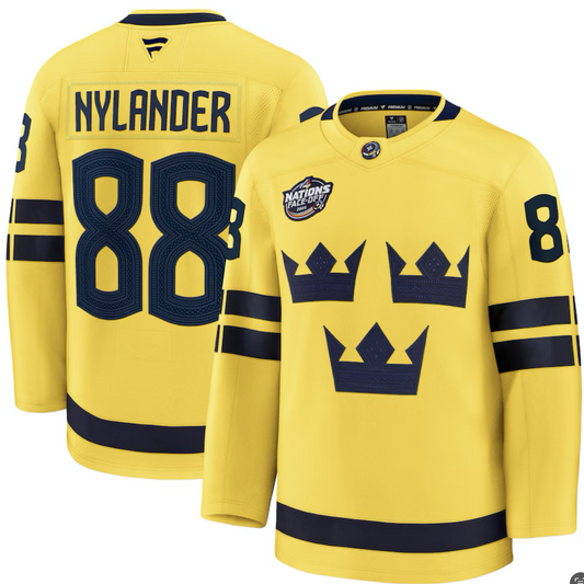 William Nylander Team Sweden 4 Nations Jersey